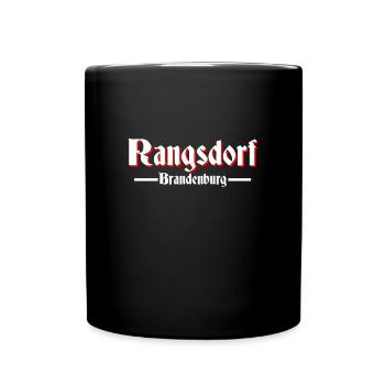 Rangsdorf - Tasse einfarbig - Schwarz - Vorne