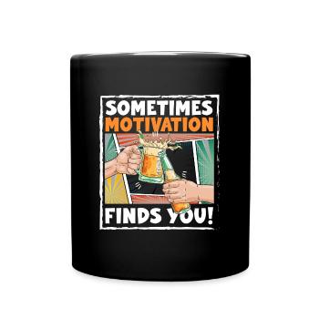 Comic Speech Bubble Colorful - Full Colour Mug - black - Front