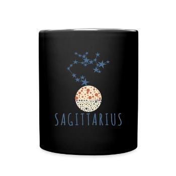 La constellation du Sagittaire - Mug uni - noir - Devant
