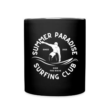 surf, surfing, surfing club, spot de surf - Mug uni - noir - Devant