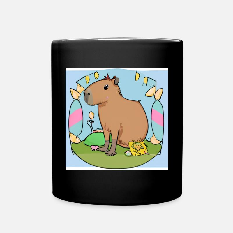 Capybara de Pâques - Mug uni - noir