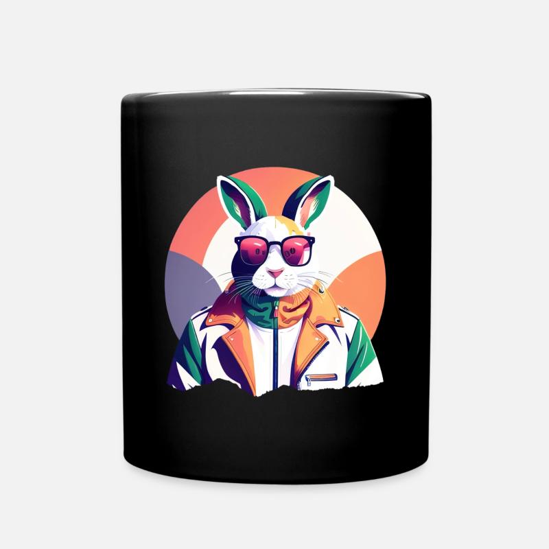 Bunny, lapin de Pâques - Mug uni - noir