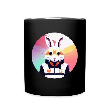 Lapin, Lapin, Lapin de Pâques - Mug uni - noir - Devant