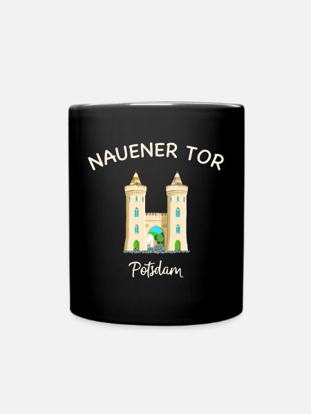 Potsdam, Nauener Tor, Brandenburg - Tasse einfarbig - Schwarz