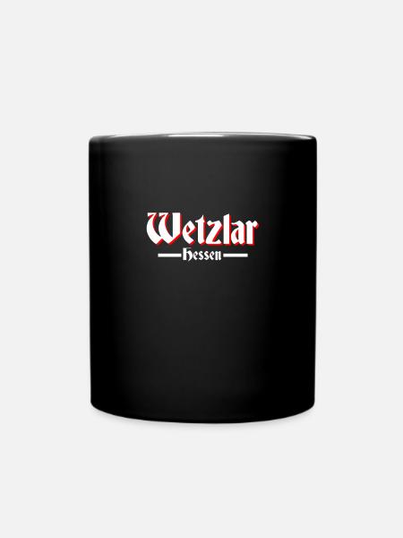 Wetzlar - Tasse einfarbig - Schwarz