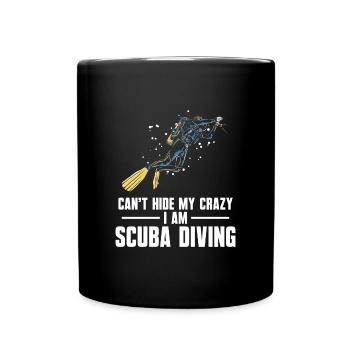 Scuba Diving Design de sports aquatiques - Mug uni - noir - Devant