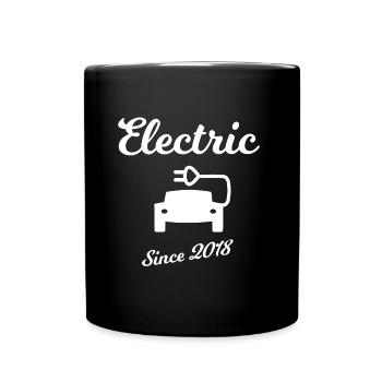 Electric since 2018 - Full Colour Mug - black - Front