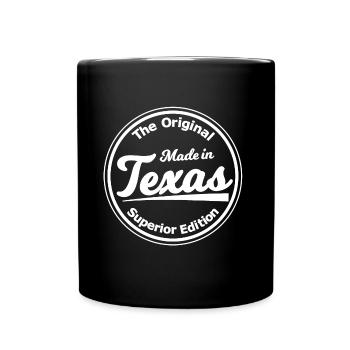 Fabriqué au Texas - Mug uni - noir - Devant