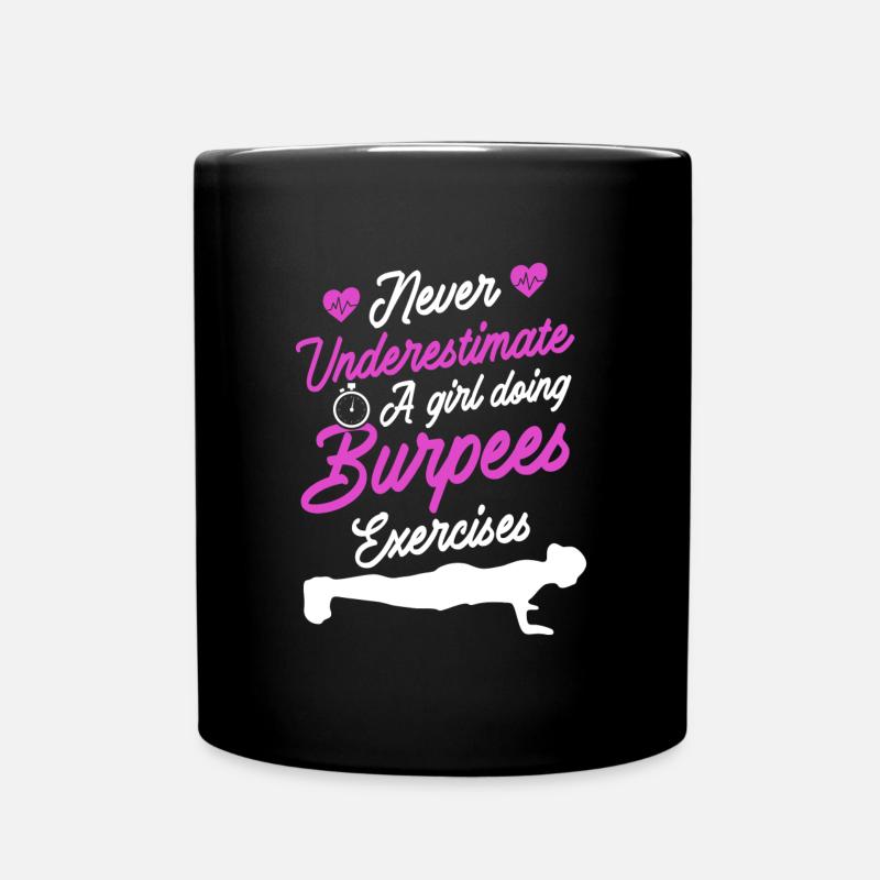 Design Burpees - Mug uni - noir