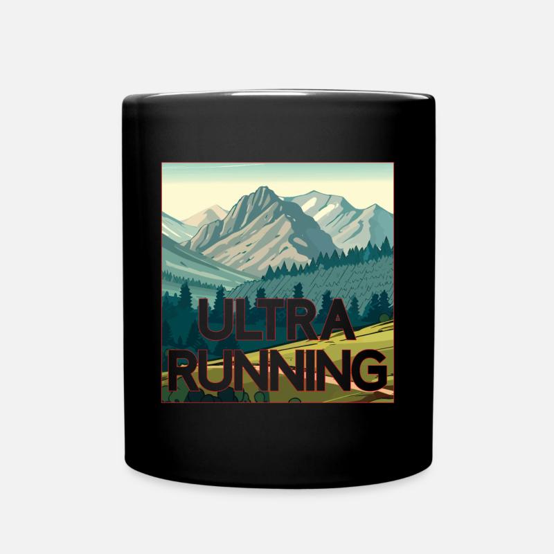 Ultra Running - Full Colour Mug - black