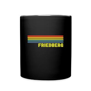Friedberg in Hessen - Tasse einfarbig - Schwarz - Vorne
