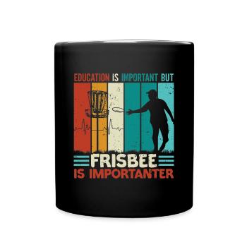 Disc Golf Player Frisbee Player - Mug uni - noir - Devant