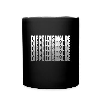 Dippoldiswalde - Tasse einfarbig - Schwarz - Vorne