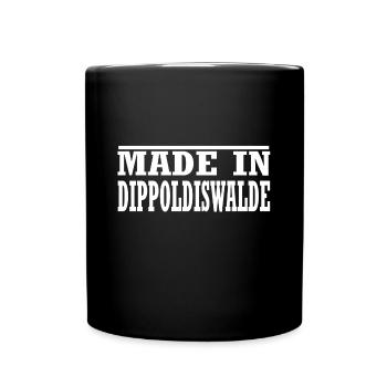 Dippoldiswalde - Tasse einfarbig - Schwarz - Vorne