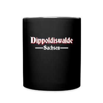 Dippoldiswalde - Tasse einfarbig - Schwarz - Vorne