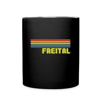 Freital - Tasse einfarbig - Schwarz - Vorne