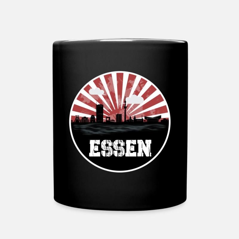Essen Skyline Heimspiel - Tasse einfarbig - Schwarz