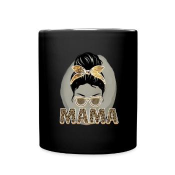Mom Mum Mother's Day Best Mom in the World - Full Colour Mug - black - Front