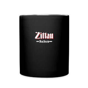 Zittau - Tasse einfarbig - Schwarz - Vorne