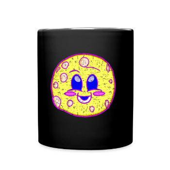 Ugly Mond Kawaii - Tasse einfarbig - Schwarz - Vorne