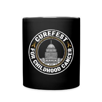 Capitol Crest Kinderkrebs Hoffnung - Tasse einfarbig - Schwarz - Vorne
