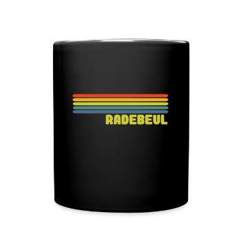 Radebeul - Tasse einfarbig - Schwarz - Vorne