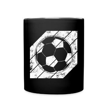 Croquis de football - Mug uni - noir - Devant