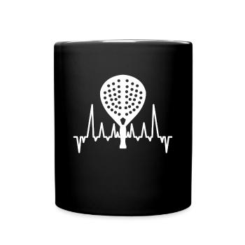Rackets Padel Padel Sport Players Tennis - Full Colour Mug - black - Front