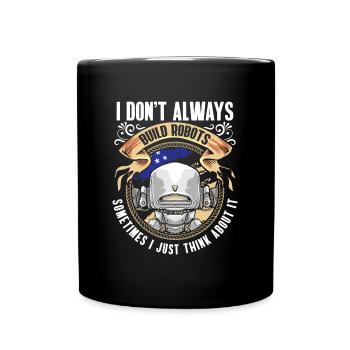 Technicien amateur de machines - Mug uni - noir - Devant