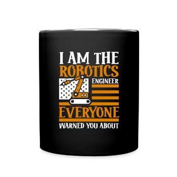 Machine Gear Engineer Technician - Full Colour Mug - black - Front