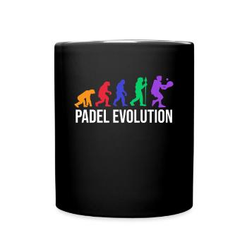 Padel Evolution Player Padel Team Statement Sport - Full Colour Mug - black - Front
