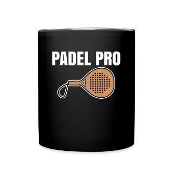 Sport: Saying, Player, Padel, Racket, Padel Game - Full Colour Mug - black - Front