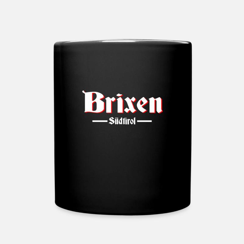 Brixen Südtirol - Tasse einfarbig - Schwarz