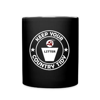 Die Kapitalisten - Tasse einfarbig - Schwarz - Vorne