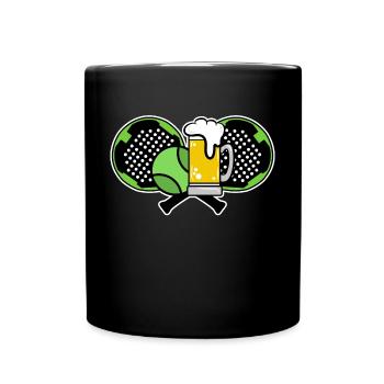 Padel Game Padel Player Racket Setback Sport - Full Colour Mug - black - Front