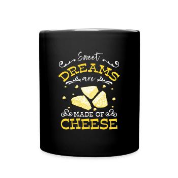 Cheese Lover Protein Foodie Cheesecake - Mug uni - noir - Devant