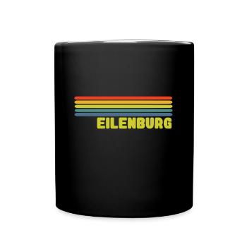 Eilenburg - Tasse einfarbig - Schwarz - Vorne