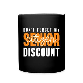 Pension Pension Pension Travail - Mug uni - noir - Devant