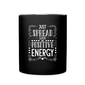 Motivation Spiritualité Yoga - Mug uni - noir - Devant