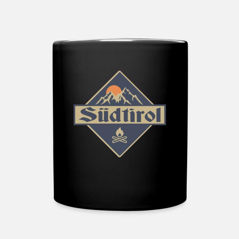 Südtirol - Tasse einfarbig - Schwarz