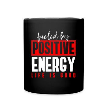 Positive Meditation Self-Love - Full Colour Mug - black - Front