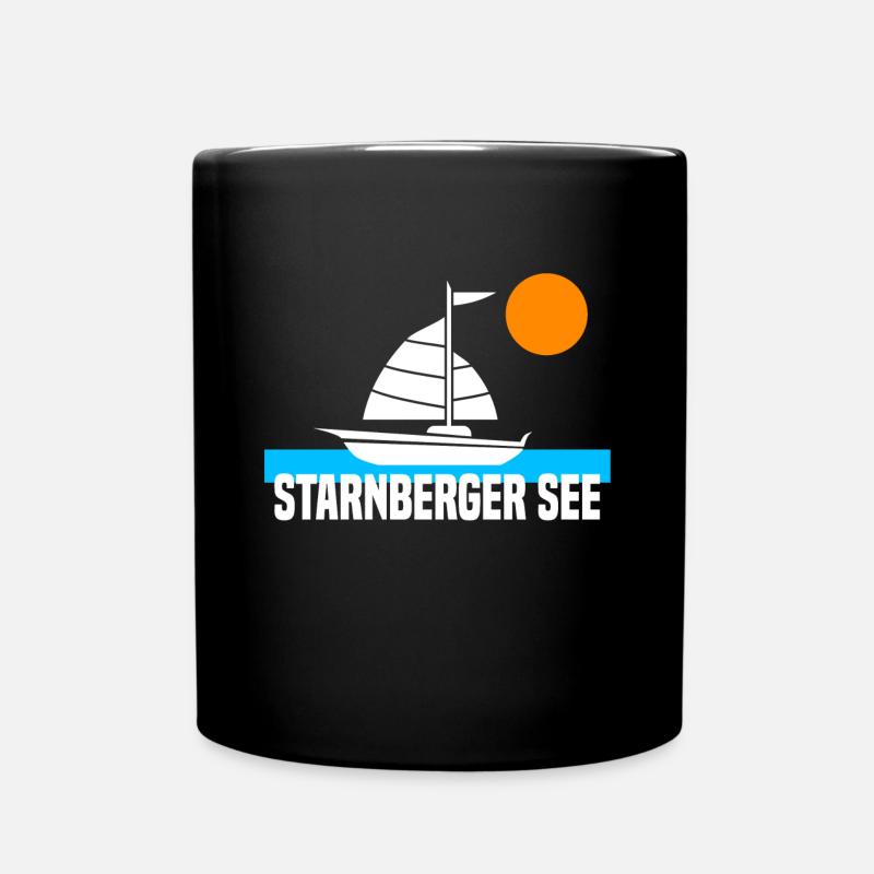 Starnberger See - Tasse einfarbig - Schwarz