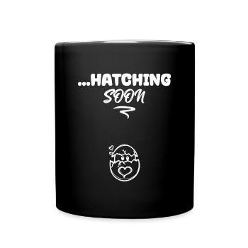 Pregnancy Pregnant Baby Birth Statement - Full Colour Mug - black - Front