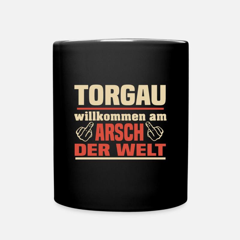 Torgau - Tasse einfarbig - Schwarz