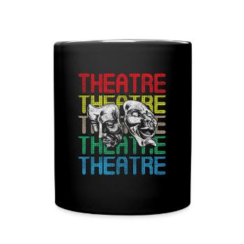 Schauspieler Schauspiel Kunst Theaterstück - Tasse einfarbig - Schwarz - Vorne