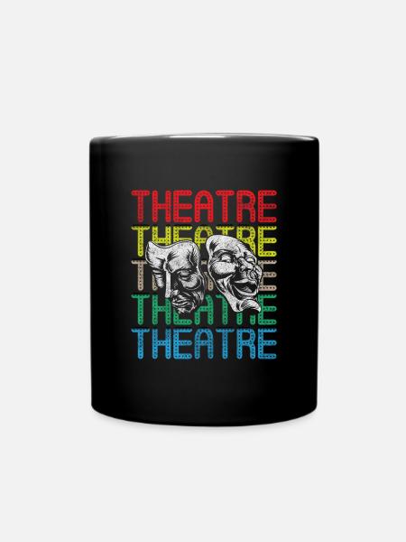 Schauspieler Schauspiel Kunst Theaterstück - Tasse einfarbig - Schwarz