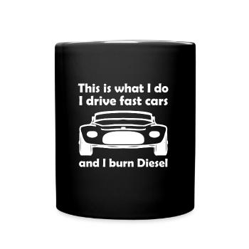 Les ventilateurs du moteur à combustion - Mug uni - noir - Devant