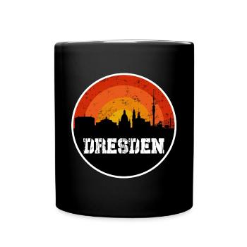 La ligne d’horizon de Dresde - Mug uni - noir - Devant