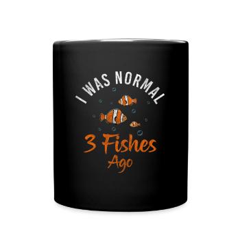 Fish Aquarist Pets - Full Colour Mug - black - Front