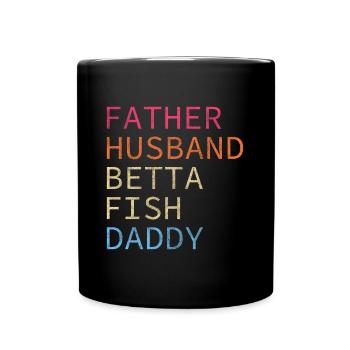 Aquarium, water, swimming, sea creatures - Full Colour Mug - black - Front